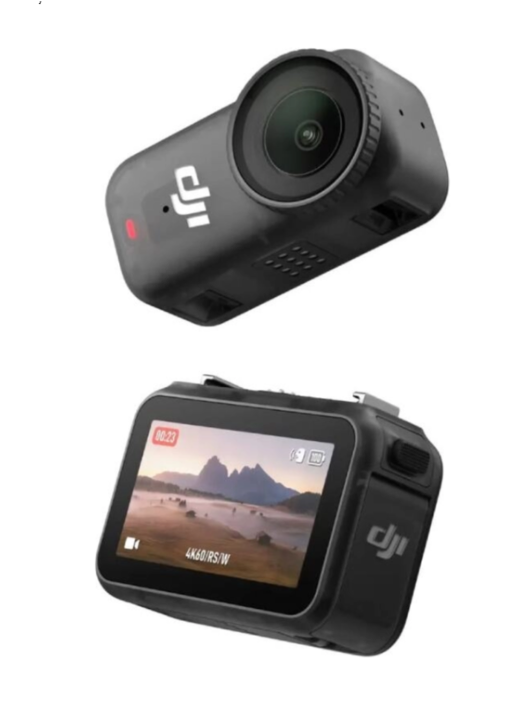 Ekshn-kamera DJI Osmo Nano Standard Combo — 4K, namlikdan himoya, shovqinsiz, magnitli