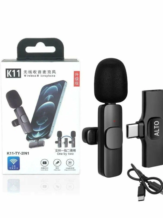Simsiz petlichka mikrofon telefon uchun, iPhone va Android uchun, AAA