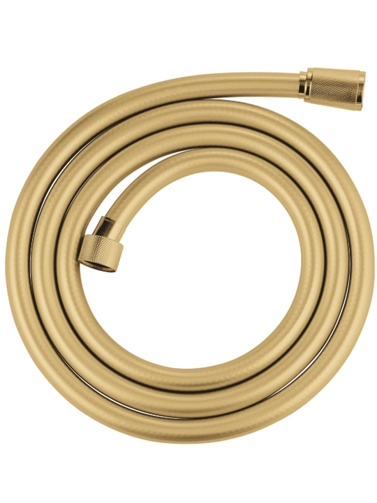 Dush uchun shlang GROHE Silverflex 1750 mm, burilishga qarshi himoya bilan, sovuq tong yaltiroq nashrida - 