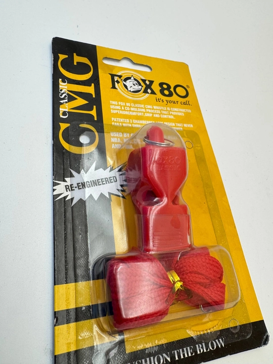 Свисток Fox 80 Classic мощный и надёжный, доступен в 5 ярких цветах