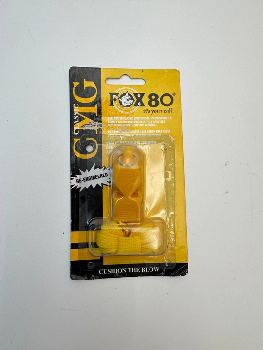 Свисток Fox 80 Classic мощный и надёжный, доступен в 5 ярких цветах - 