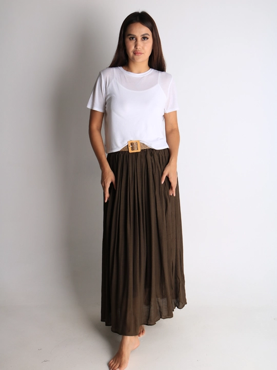 Ayollar yubkasi universal o‘lchamda L–XL, kundalik