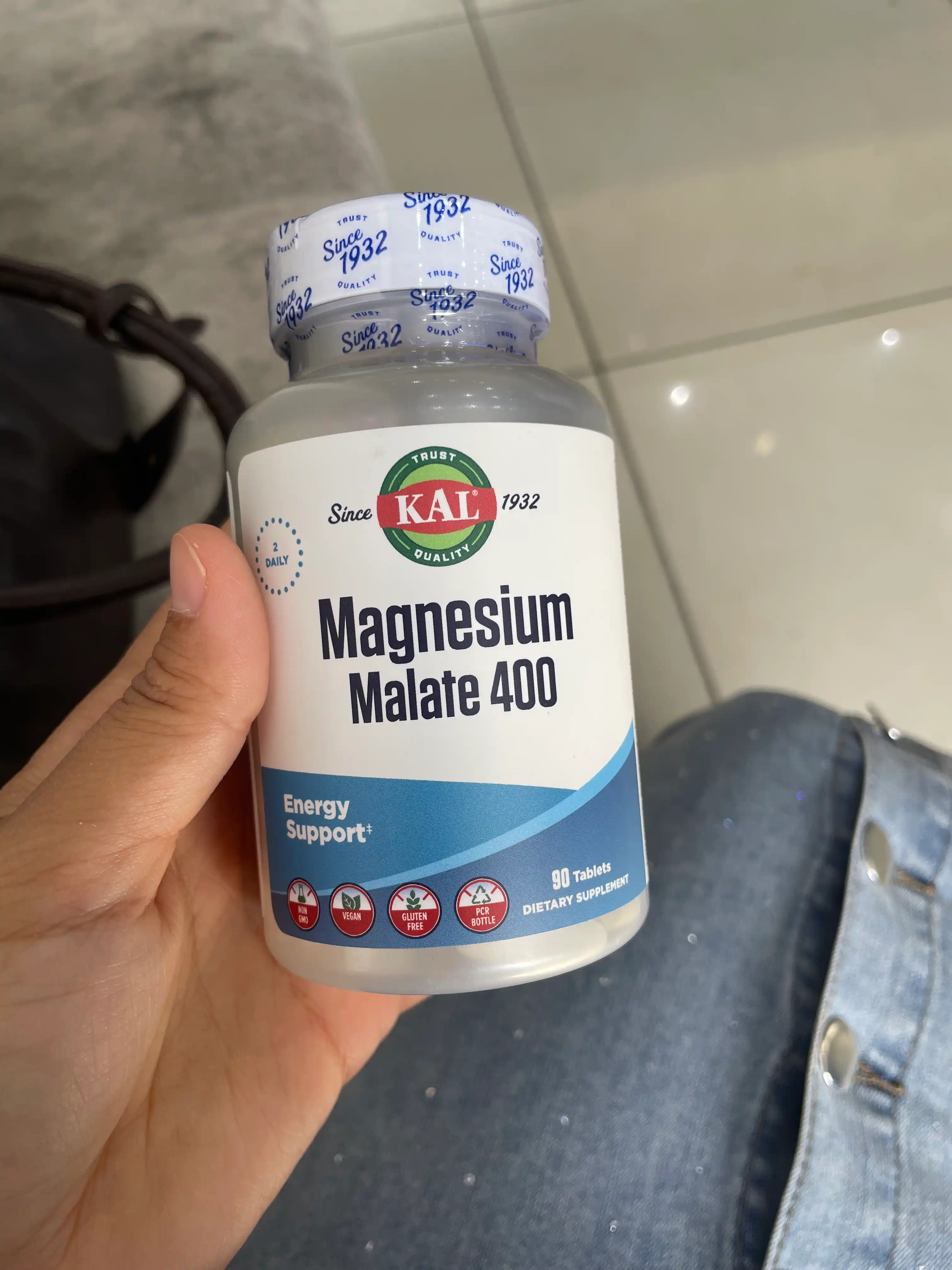KAL, magniy Malat 400, 90 tabletkalar