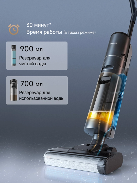Моющий пылесос Dreame G10 170 Вт 7 кПа 900 мл самоочистка для дома