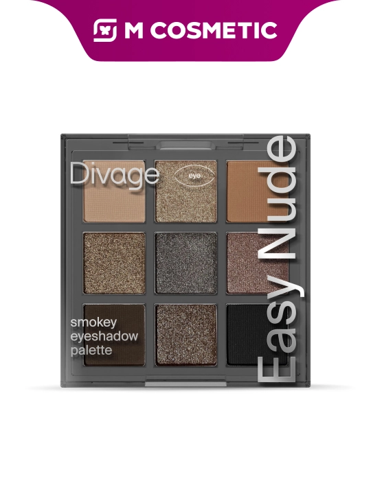 DIVAGE Palet teni k/u Easy Nude smokey, 9 g - 