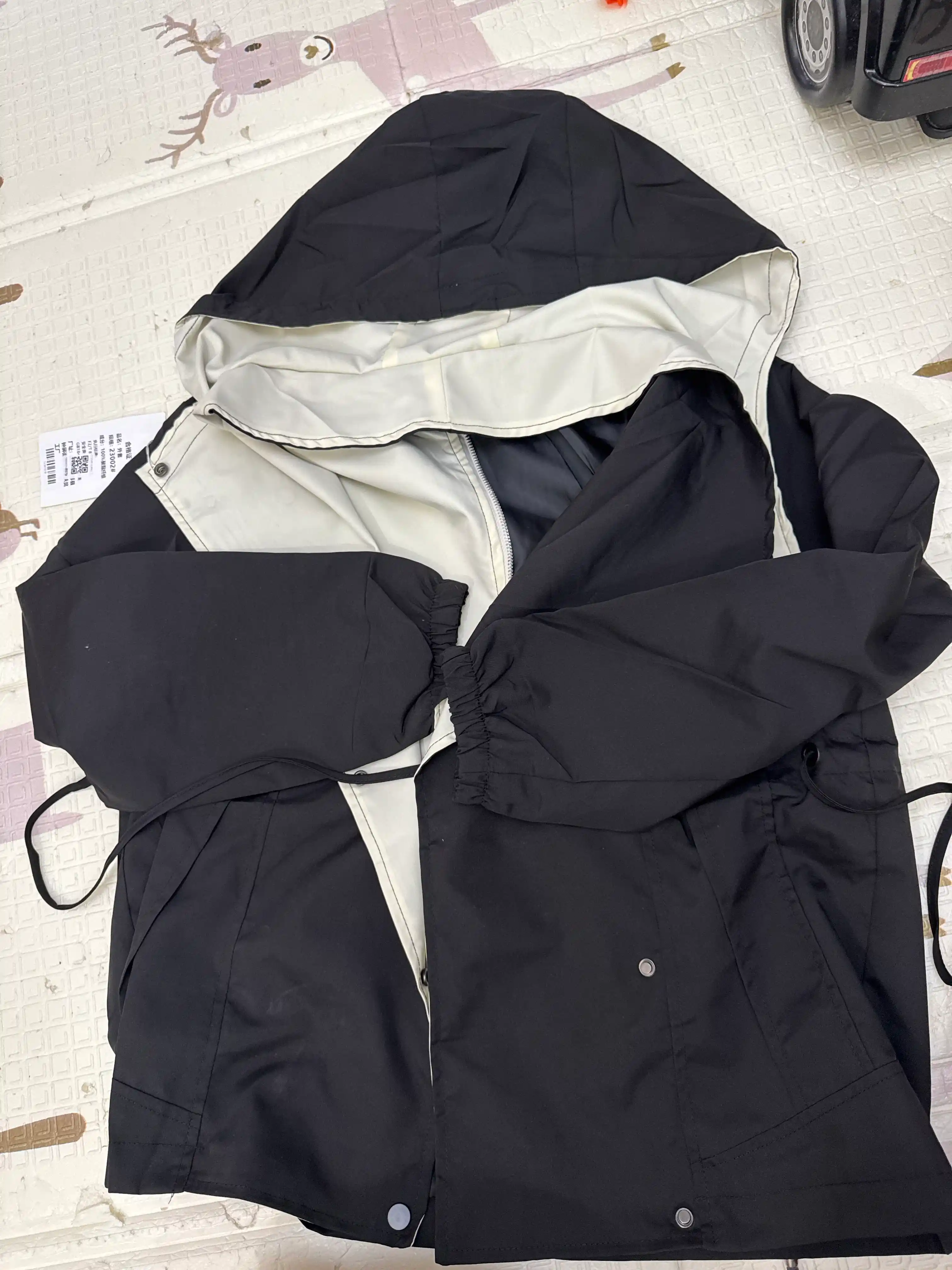 Ayollar vetrovkasi, kapyushonli kurtka, trench oversize, M–4XL — ELLY FASHION