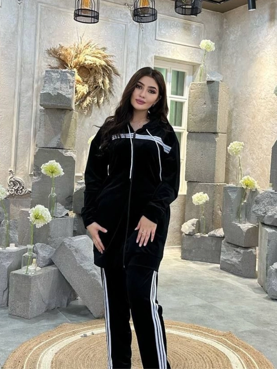 Ayollar va qizlar uchun qishki va bahorgi bambuk matosidan tayyorlangan sport kiyimlari