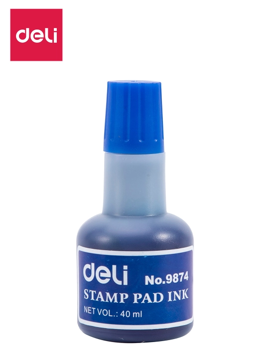 Shtempel bo'yog'i 40ml (ko'k) 9874 Deli, 9874bl - 