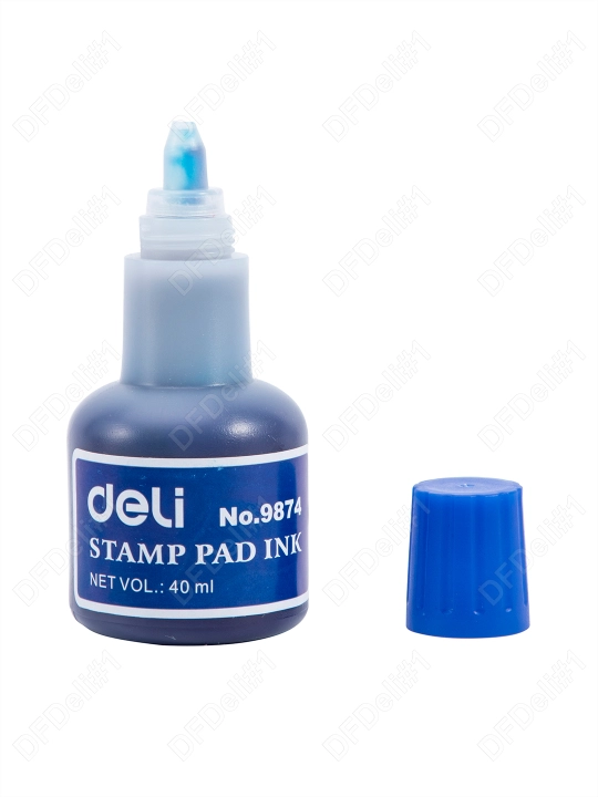 Shtempel bo'yog'i 40ml (ko'k) 9874 Deli, 9874bl