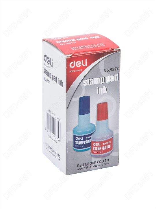 Shtempel bo'yog'i 40ml (ko'k) 9874 Deli, 9874bl