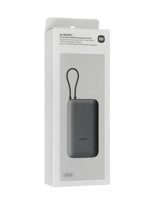 Внешний аккумулятор, повербанк Xiaomi 74 Вт*ч, 20000 мА*ч, с защитой от перегрузки, BHR9738GL