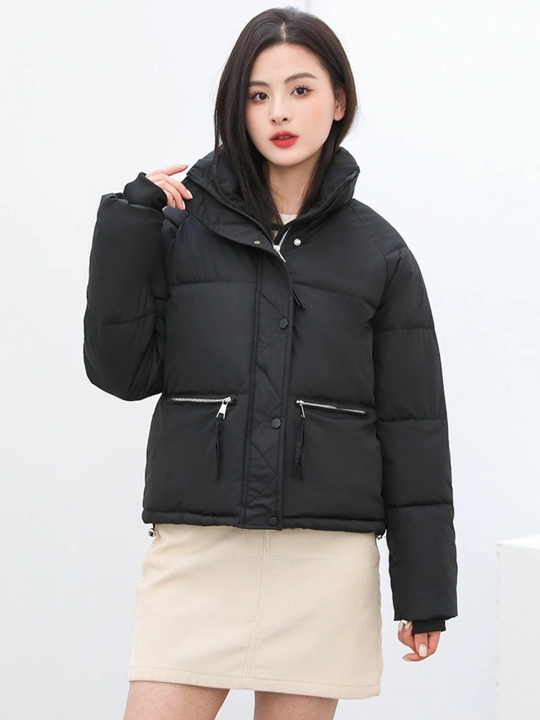 Qishki, kalta issiq kurtka, ayollar momig‘i, qish uchun - EllyFashion