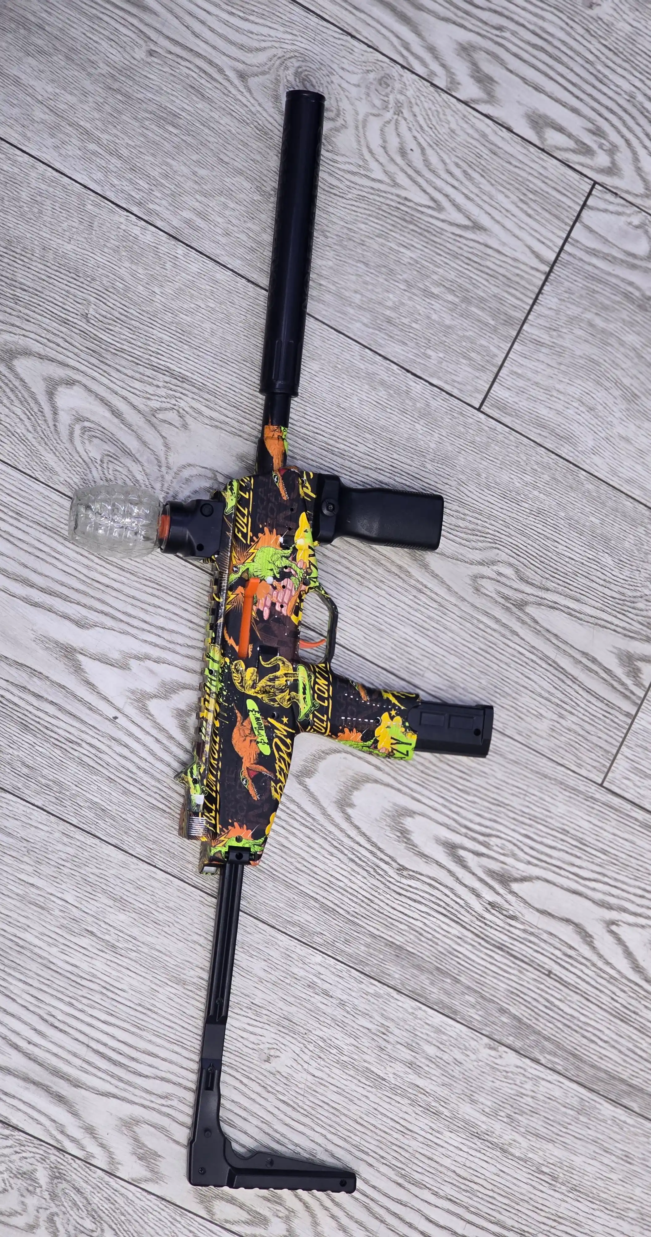 Orbitali pnevmatik to'pponcha, Glock, avtomat M416, miltiq, suvli o'q, orbiz