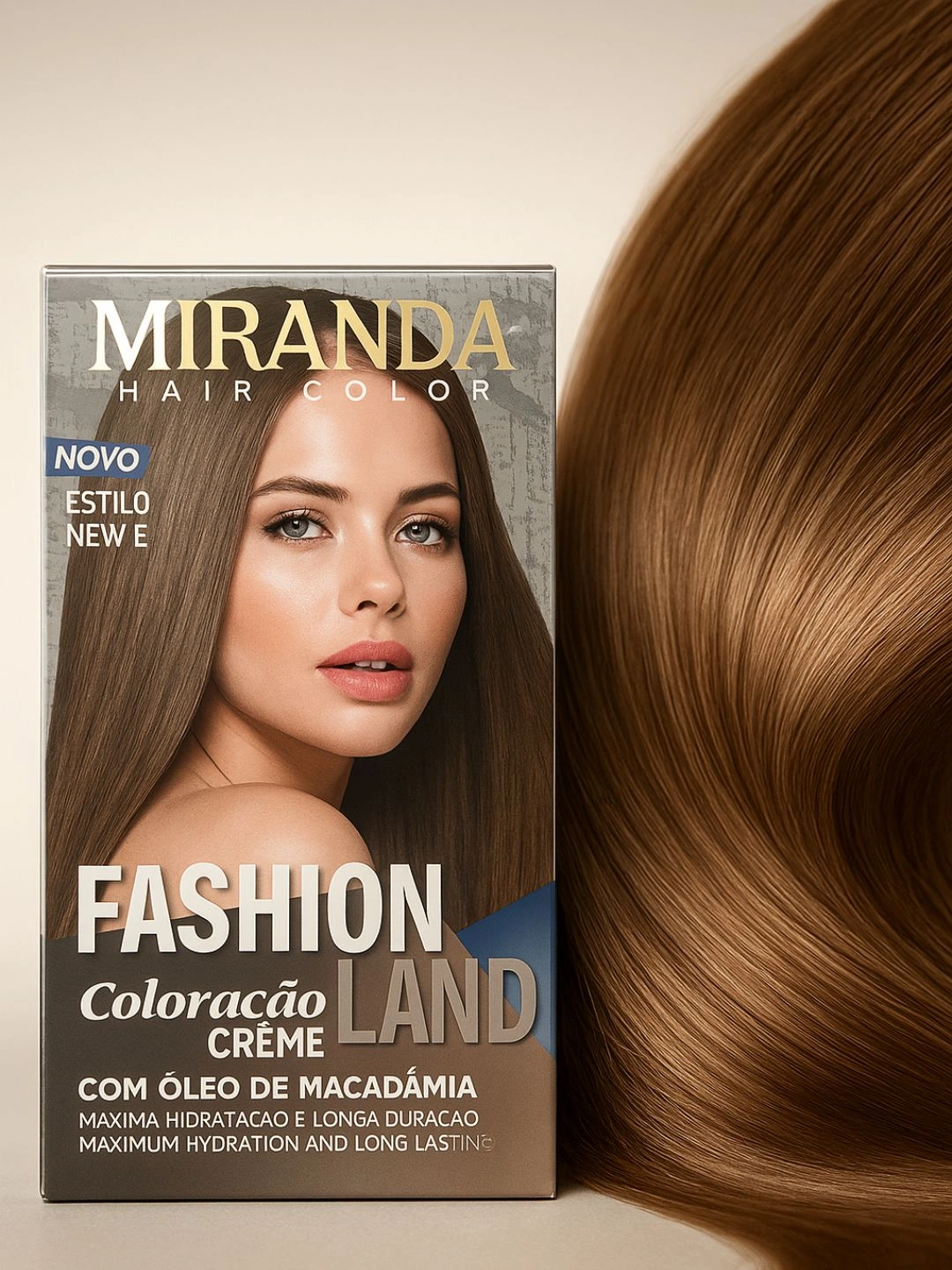 Miranda Hair Color – Soch bo‘yoqi (Qora / O‘rta jigarrang), 120 g 25000 ...