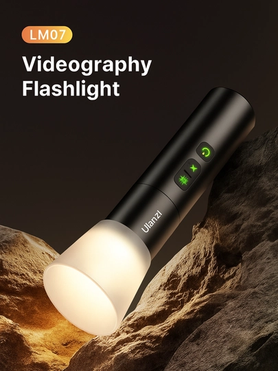 Проектор ULANZI LED — портативный, 3 режима света, с USB зарядкой - 