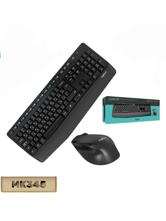 Logitech MK345 Simsiz Klaviatura va Sichqoncha To‘plami, Wireless Combo, USB 2.4GHz - 