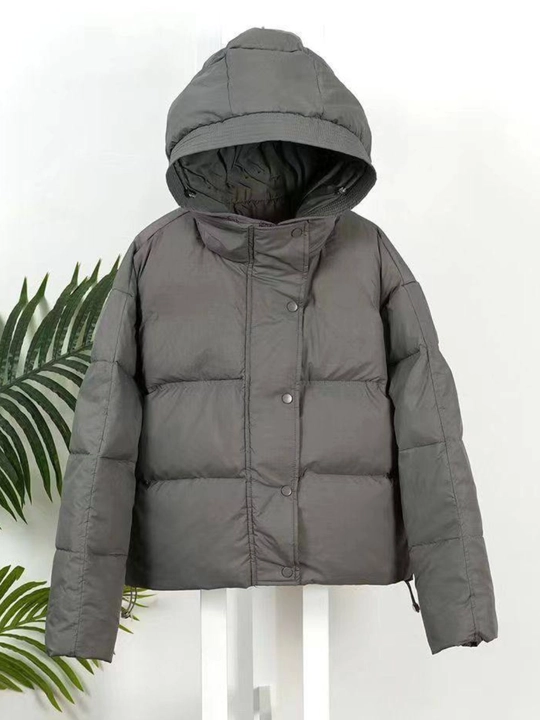 Qishki, kalta issiq kurtka, ayollar momig‘i, qish uchun - EllyFashion