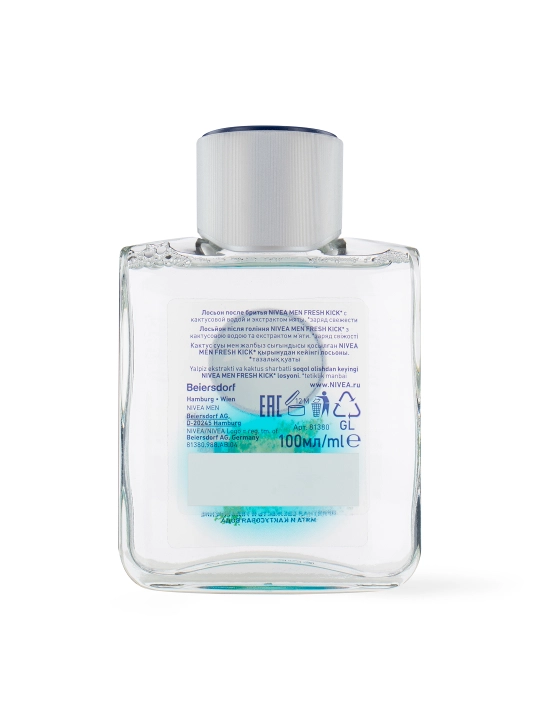 NIVEA Лосьон после бритья Fresh kick, Мята и кактусовая вода, 100 мл