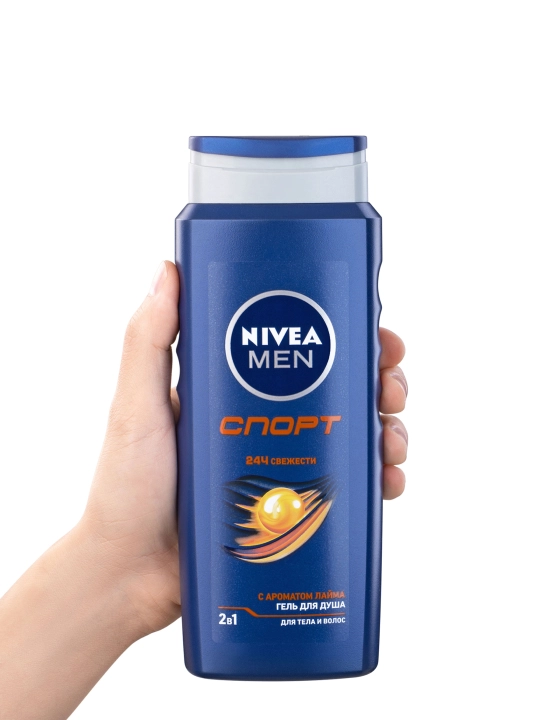 Гель для душа мужской NIVEA "Спорт", 500 мл