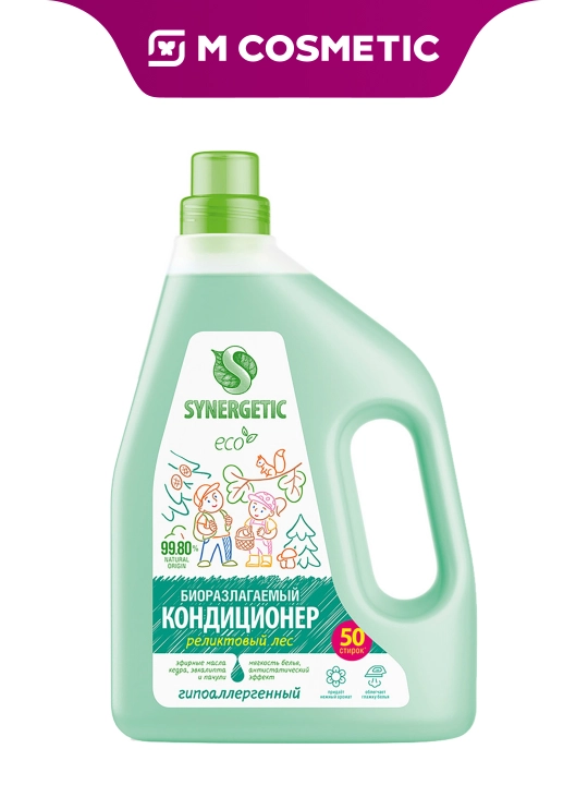 SYNERGETIC Конд д/белья Реликтовый лес 1,5 л