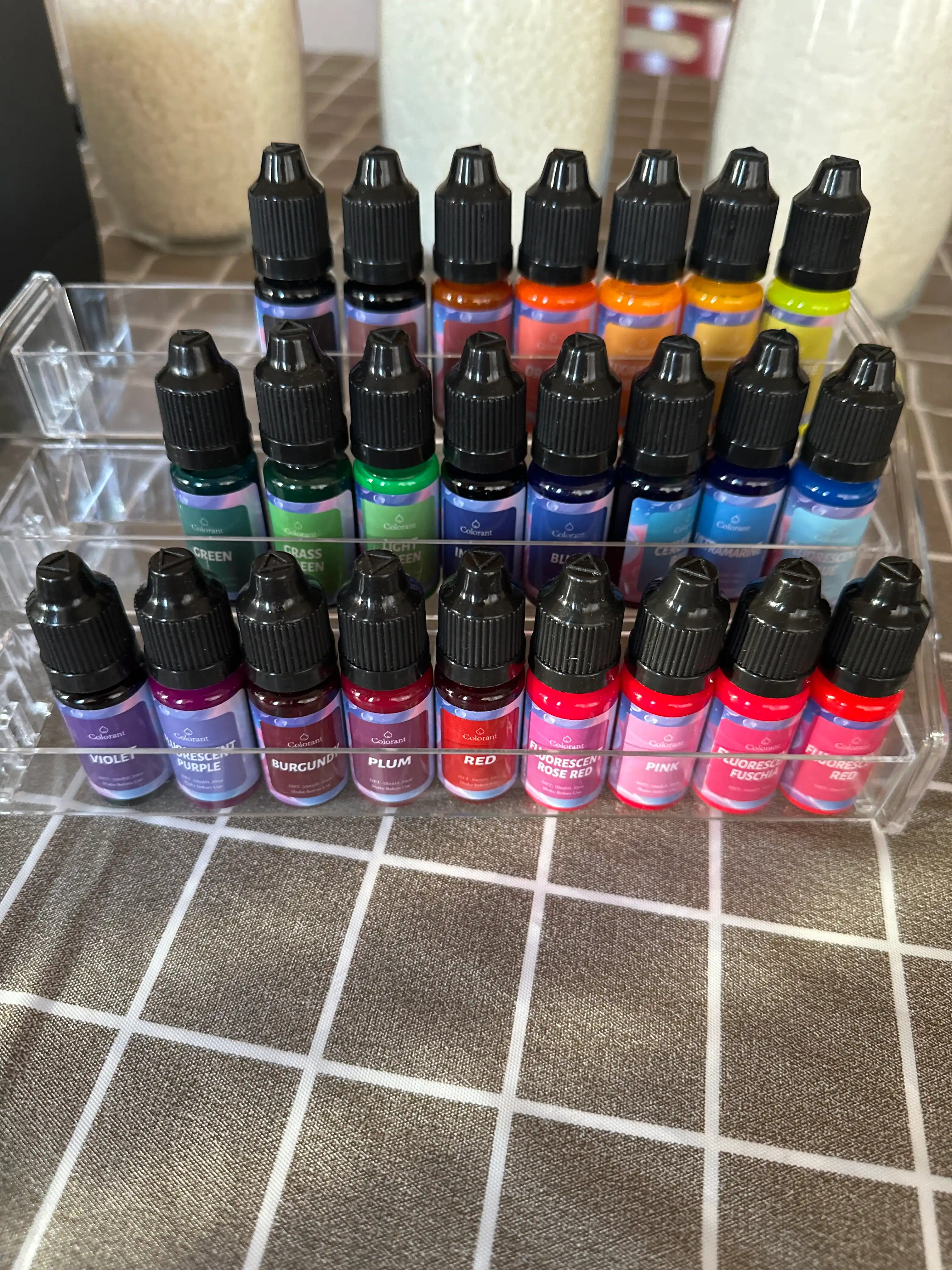 Sham va sovun bo'yoq, mum va sovun uchun suyuq pigment 10 ml
