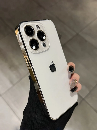 Chexol iPhone 11, 12, 13, 14, 15, 16, 17, Pro, Max, uchun, ko'k, oq, pushti, silikon