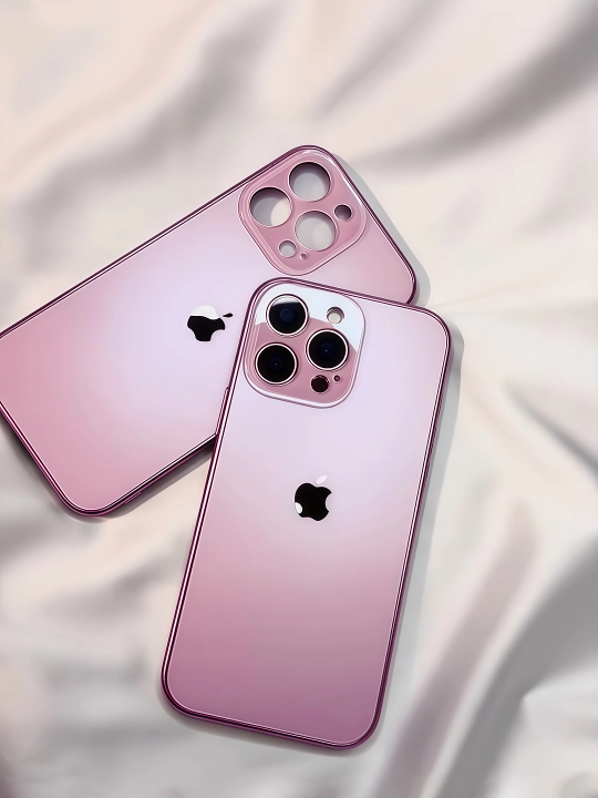 Chexol iPhone 11, 12, 13, 14, 15, 16, 17, Pro, Max, uchun, ko'k, oq, pushti, silikon