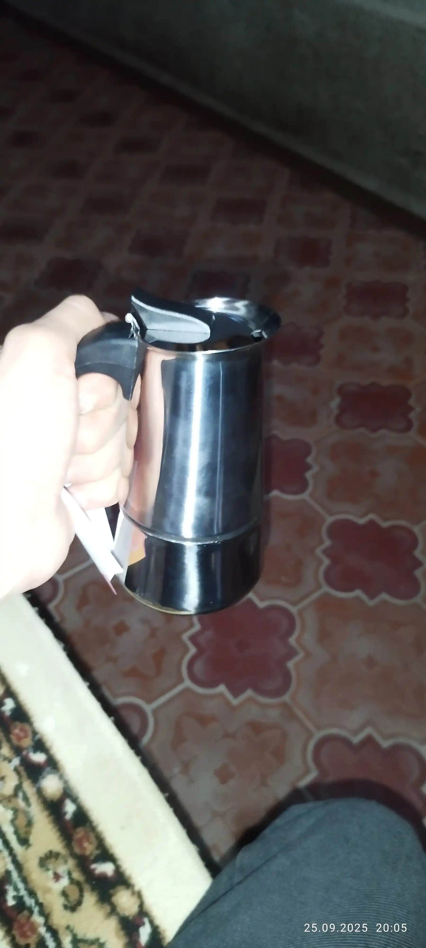 Culichefdan Geyser qahva qaynatgich induksion espresso-zanglamaydigan po'lat