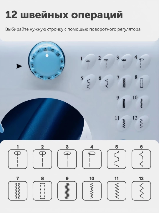 Бытовая швейная машина, небольшая электрическая швейная машина