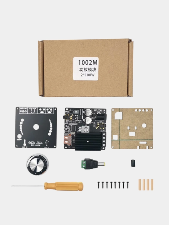 ZK-1002M 100 Вт + 100 Вт (24В, 5A) Bluetooth 5,0 усилитель мощности, аудио плата