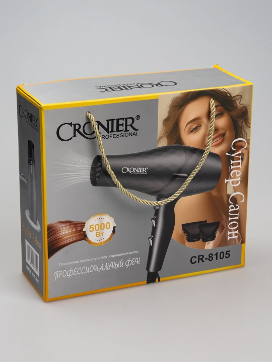 Профессиональный фен для сушки и укладки волос Cronier CR-8102, CR-7977, CR-8808, CR-8105
