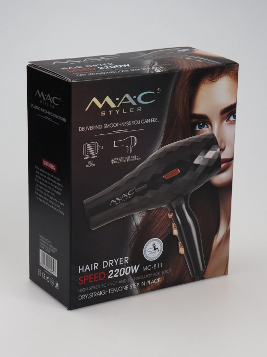 Профессиональный фен для сушки и укладки волос Mac-Styler MC-810, MC-811, MC-812