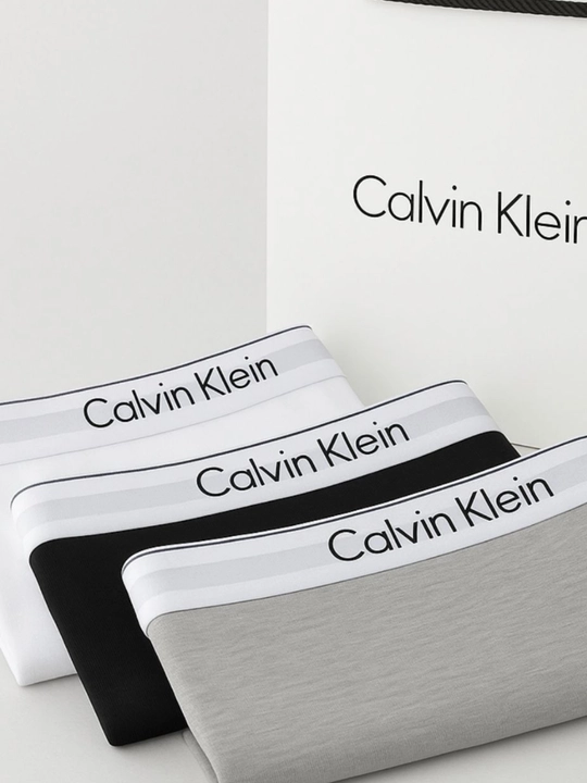 Erkaklar uchun Calvin Klein trusiklari (3 dona to'plamda) - 
