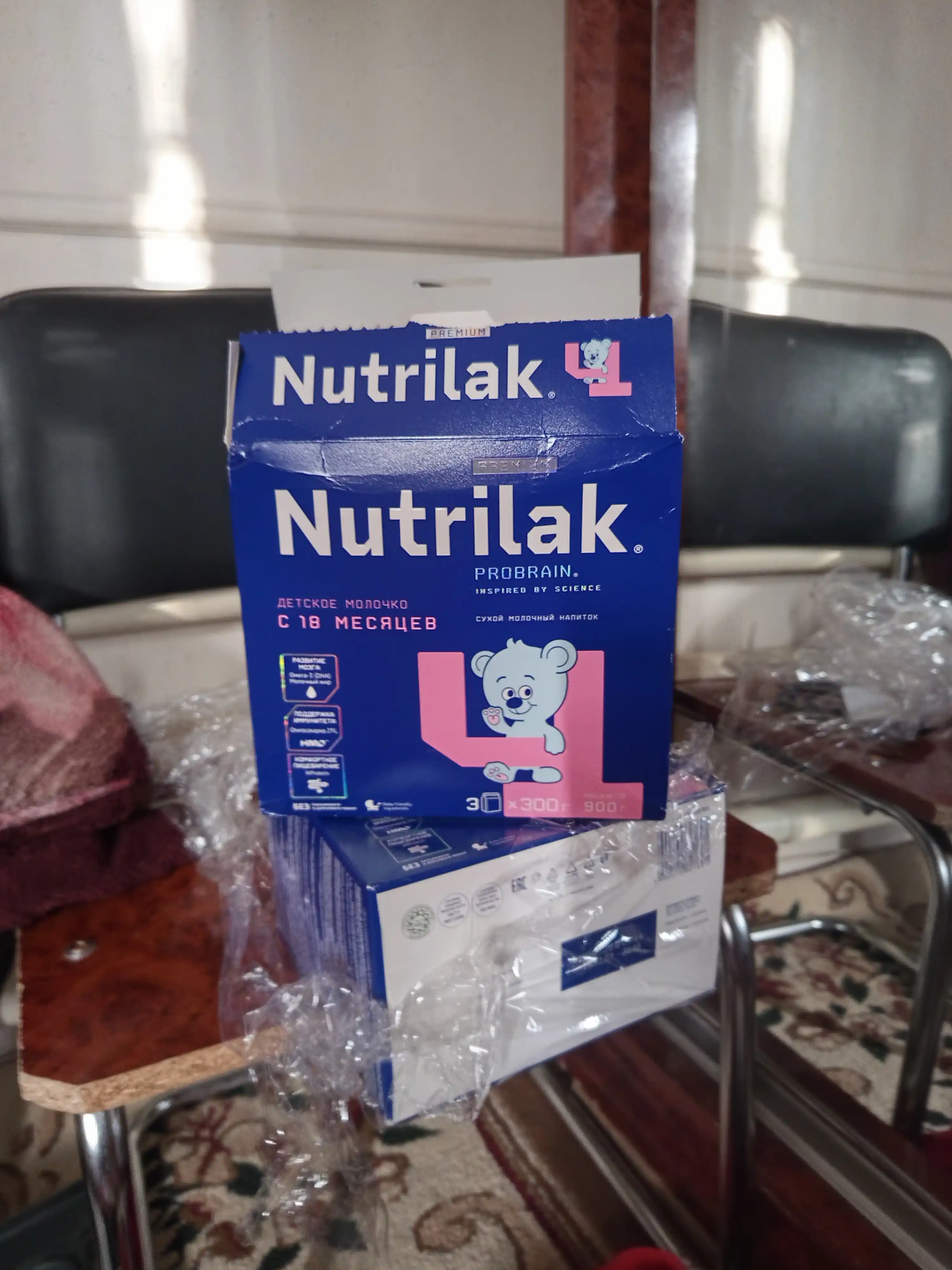 Детский сухой молочный напиток Nutrilak Premium 4, 900 гр