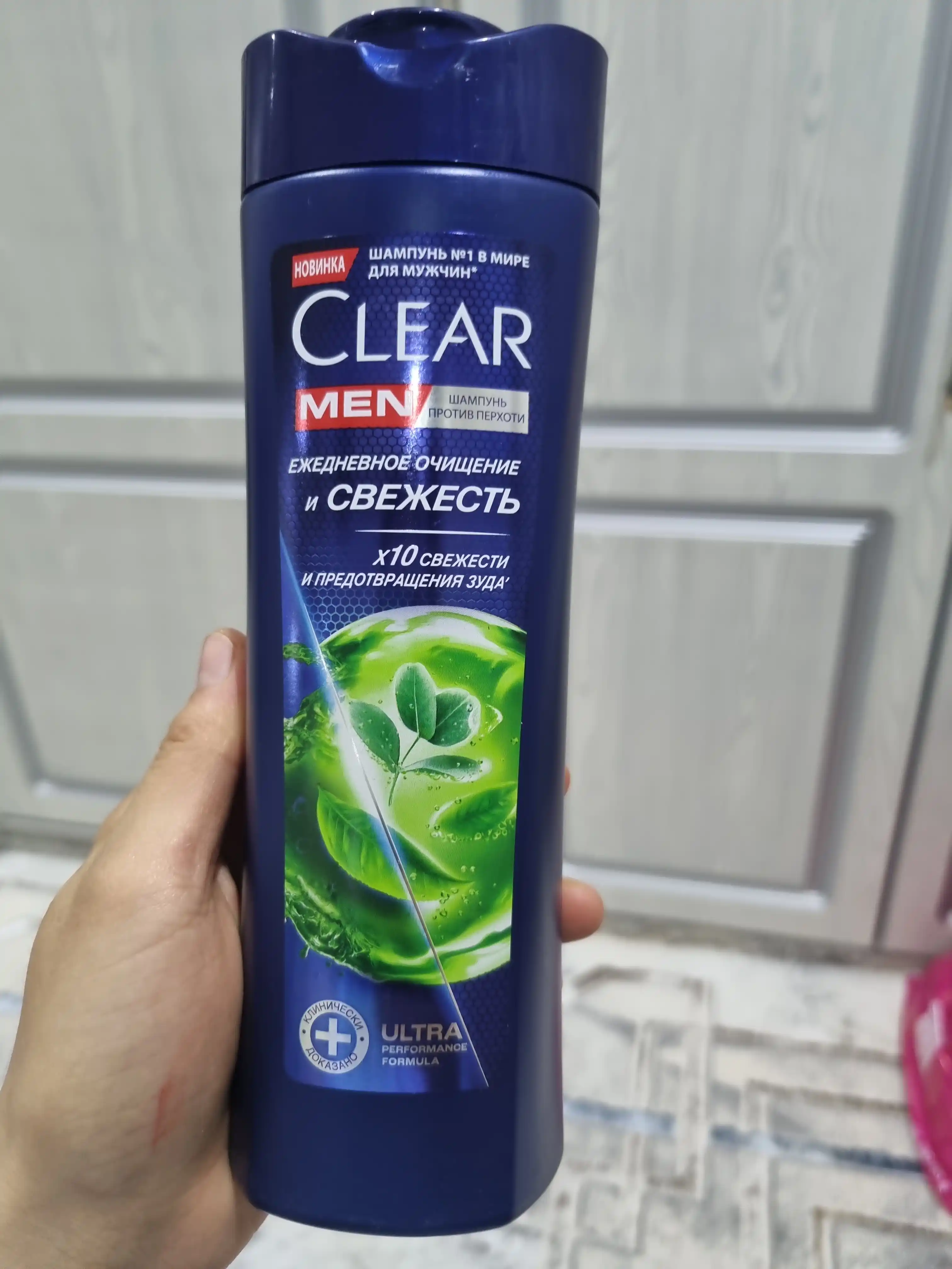 Шампунь для волос Clear Men, ежедневное очищение и свежесть, 380 мл