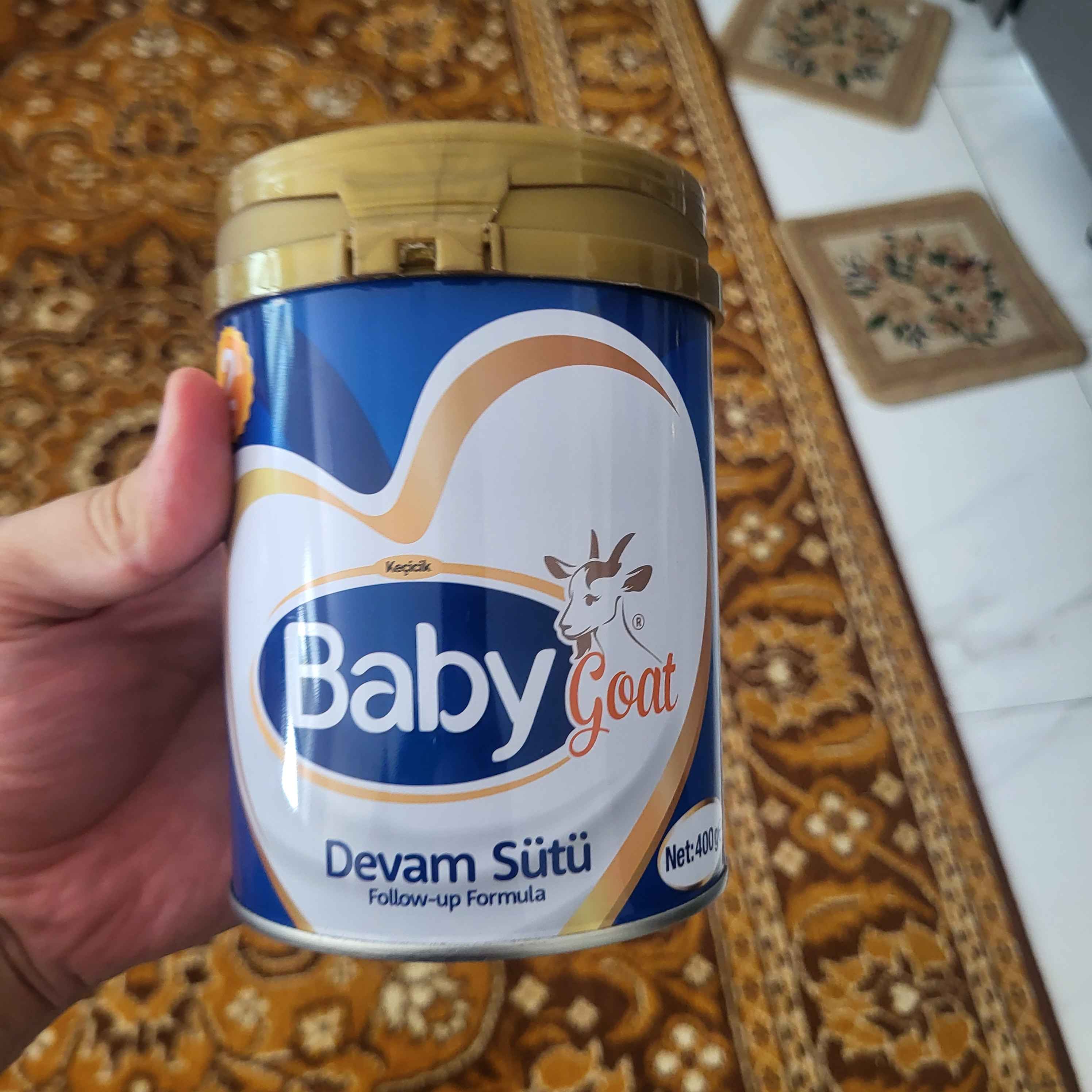 Baby Goat echki suti 2, 6-12 oylik chaqaloqlar uchun aralashma