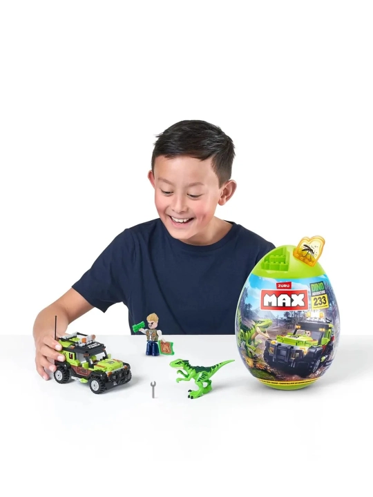 ZURU MAX Dino Adventures qurilish to'plami, 252 dona