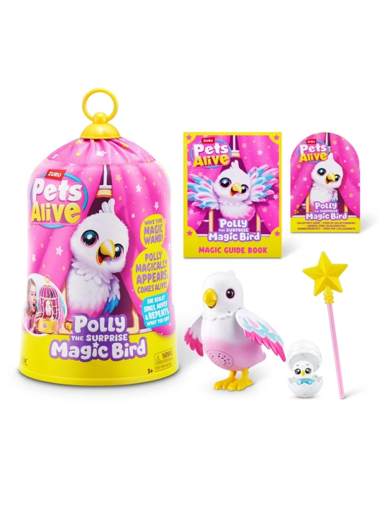 Pets Alive Polly the Magic Bird —  игрушка для девочек с интерактивными звуками