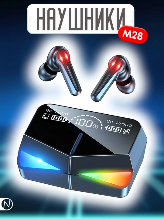 M10, M19, M88, M90 Powerbank 3500 mA/soat va Bluetooth 5.3 simsiz quloqchinlar