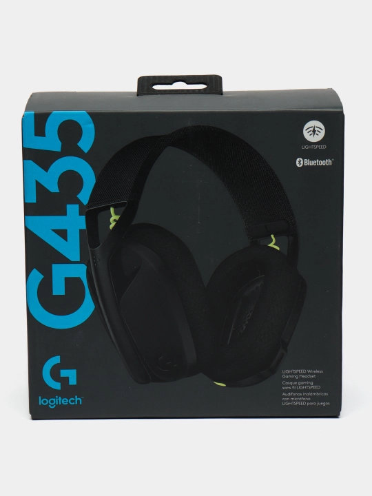 Logitech G435 LIGHTSPEED simsiz o‘yin garniturasi, Bluetooth, mikrofonli, simsiz - 