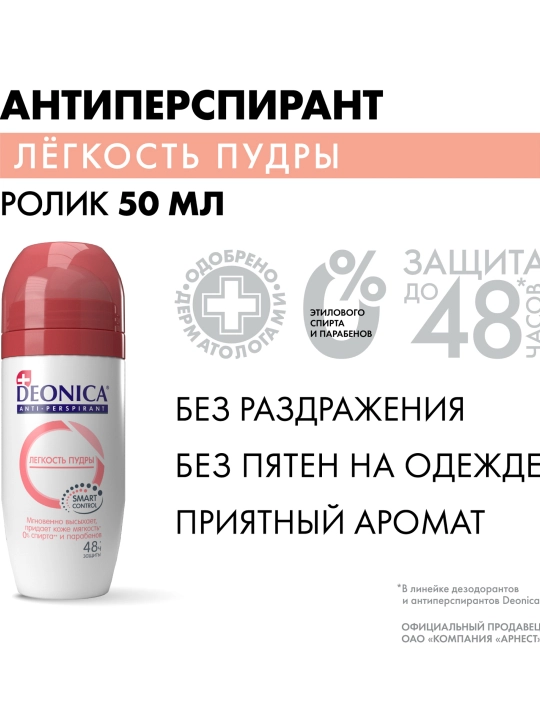 DEONICA Antipersperant Pro-himoya 50ml UZ