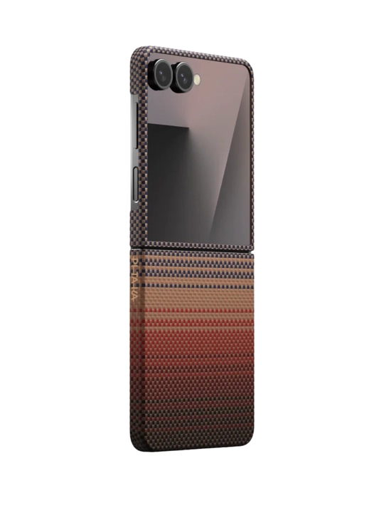 Чехол Pitaka для Samsung Galaxy Z Flip 7, с Magsafe, сверхпрочный, легкий, из кевлара