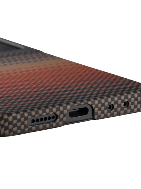 Чехол Pitaka для Samsung Galaxy Z Flip 7, с Magsafe, сверхпрочный, легкий, из кевлара