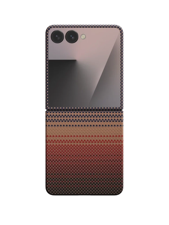 Чехол Pitaka для Samsung Galaxy Z Flip 7, с Magsafe, сверхпрочный, легкий, из кевлара