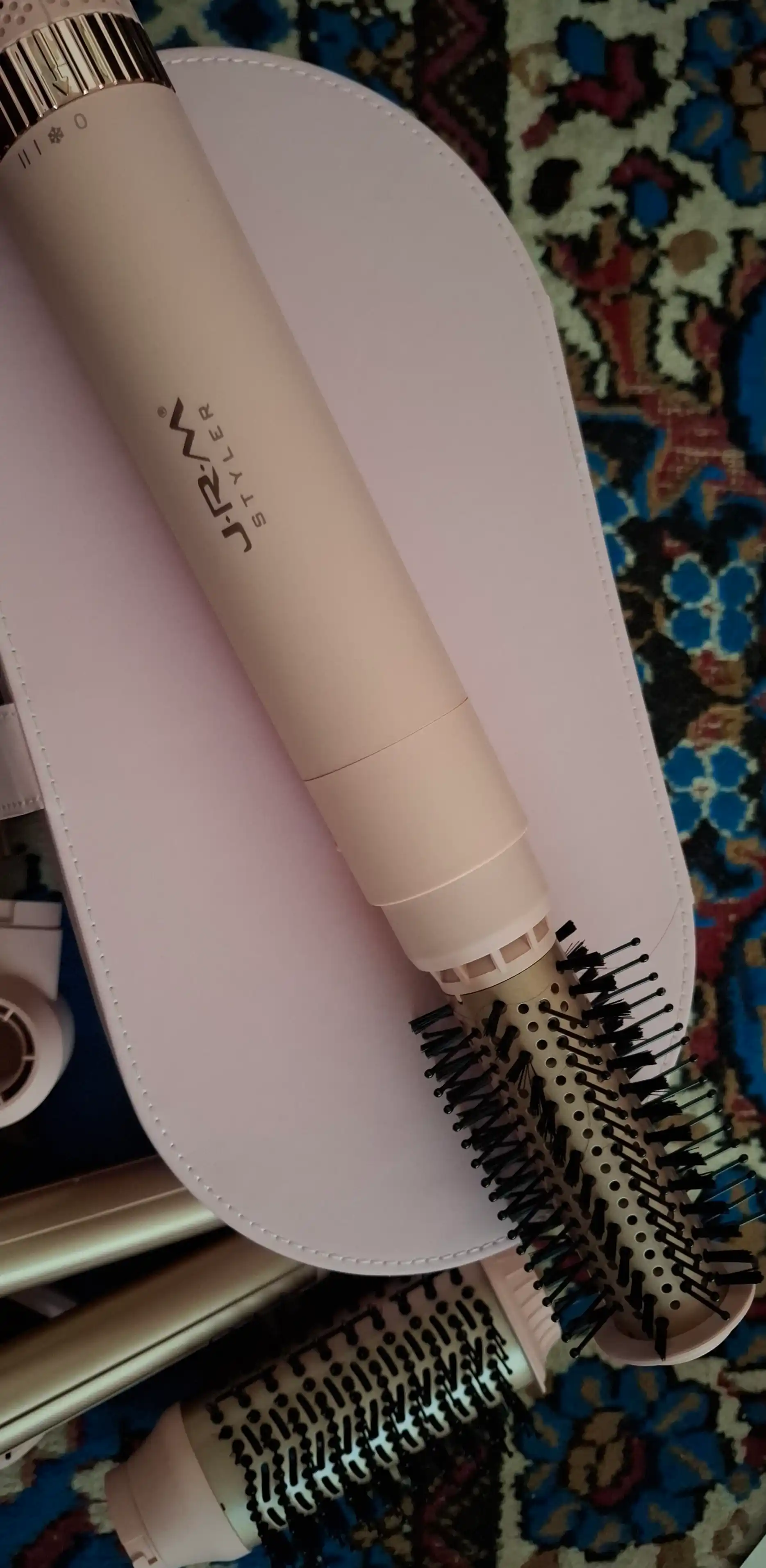 Soch quritgich fen Airwrap JRM styler, 6 tasi 1 da, avtomatik ployka va turmaklash