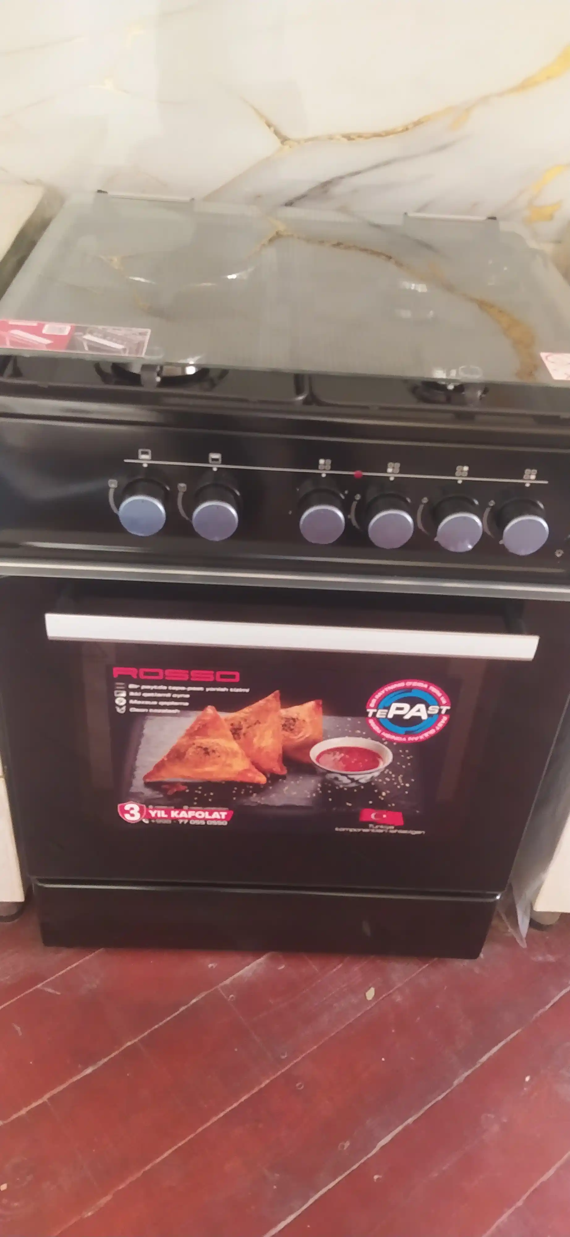 Gaz plitasi Rosso Kabsa Prime , 4 gaz, 1 ta elektr va 3 ta gaz