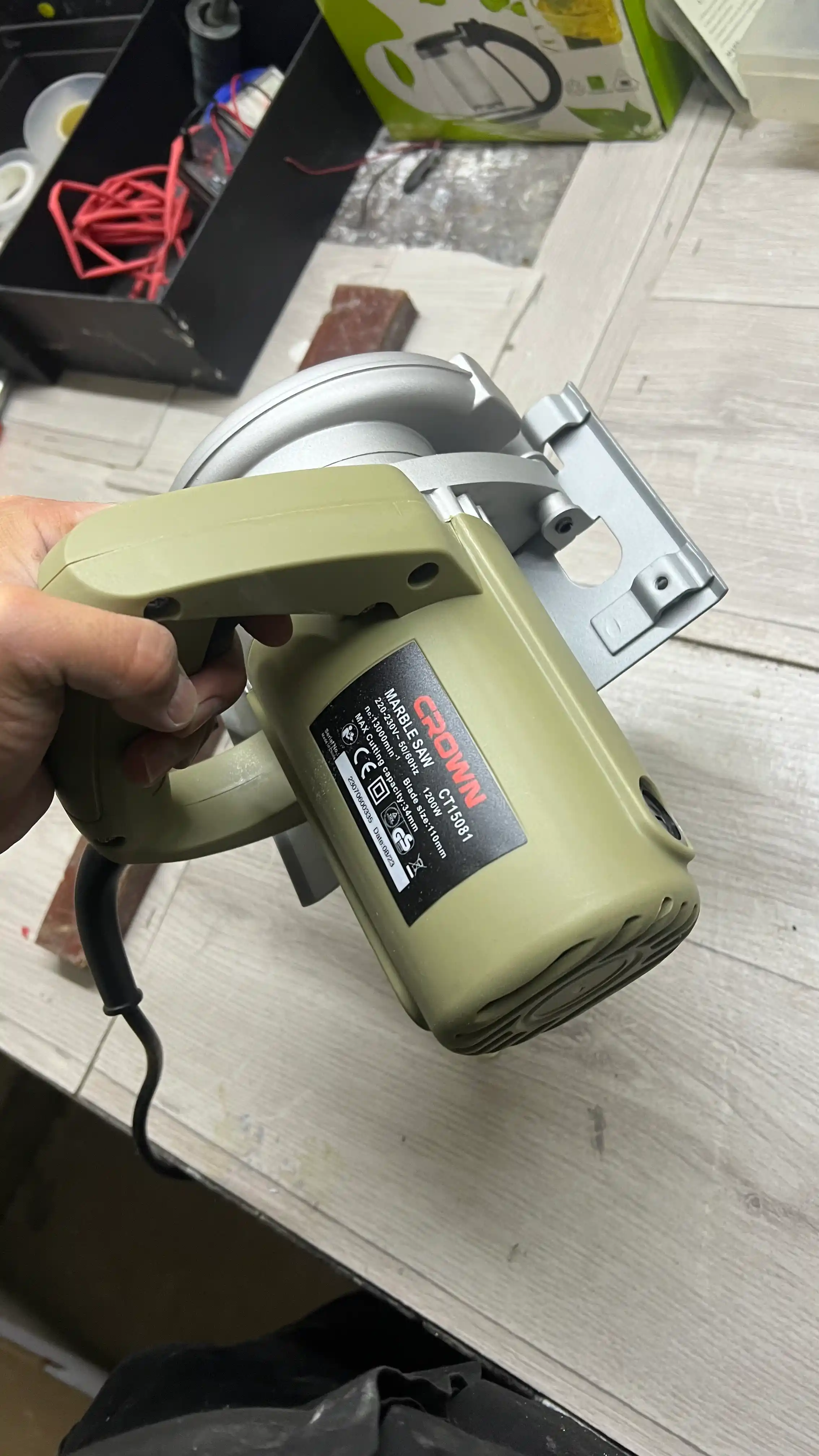 Алмазно дисковая пила CT15081 (1200W/110mm)