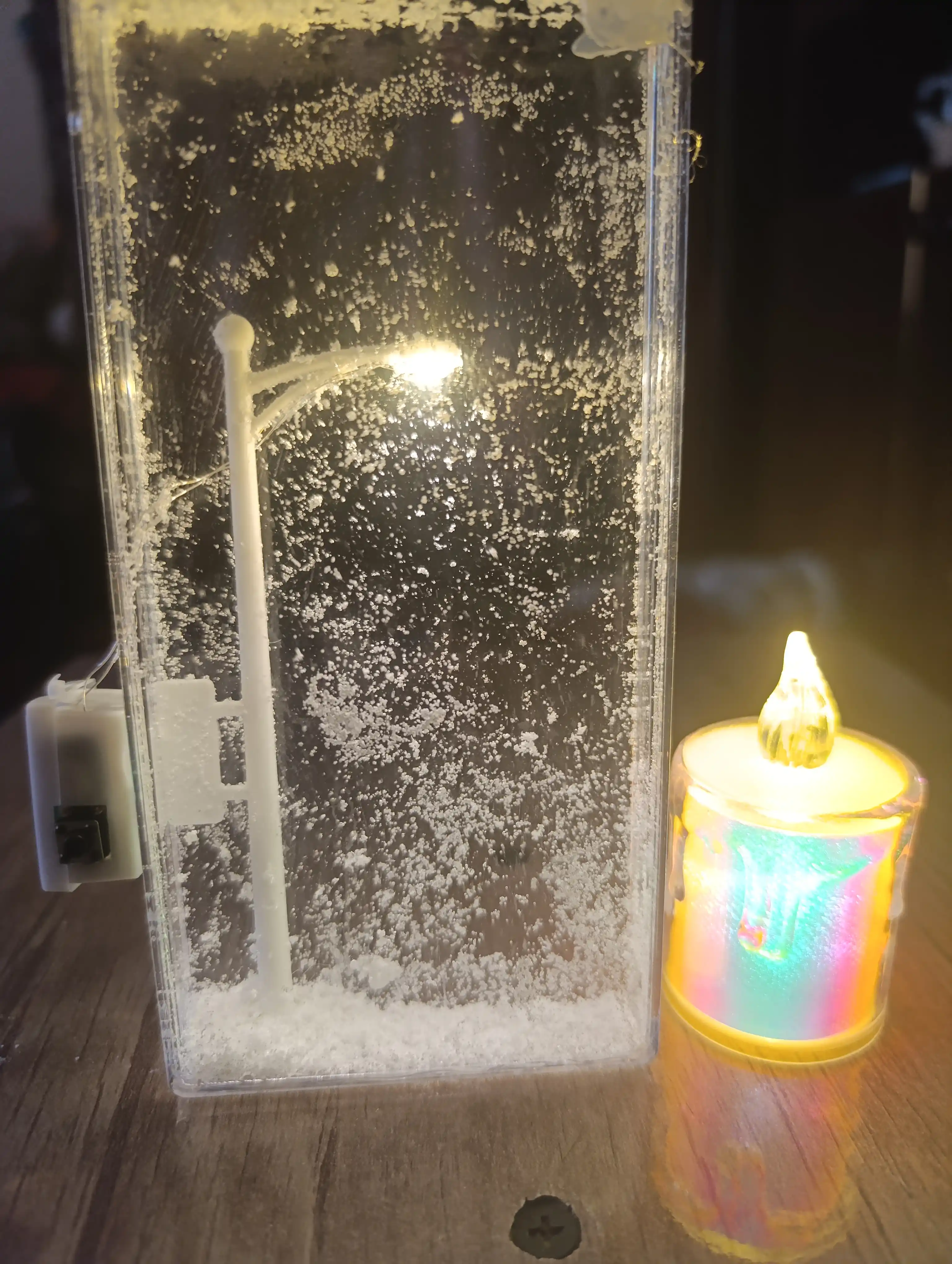 LED sham, batareykali, lampa, dekorativ va ramazon oyi uchun led shamchalar