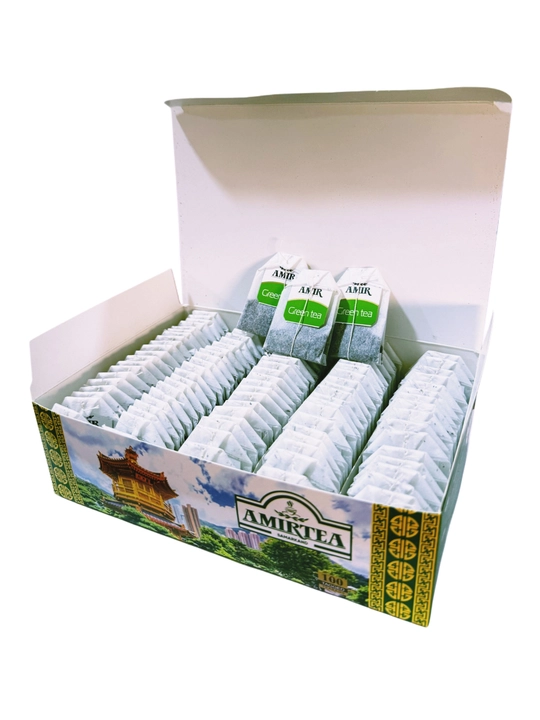 Amir ko‘k choy, Xitoy, birinchi nav, paket, 100 dona, 200 gr