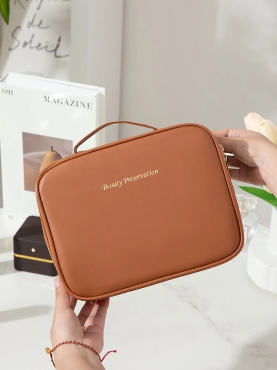 Kosmetika uchun zamonaviy, suvga chidamli organayzer, Travel Bag - katta sig‘imli